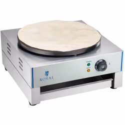 Piastra di cottura dal diametro di 40 cm Efficiente resistenza con potenza di 3 kW Termostato per la regolazione della temper ...