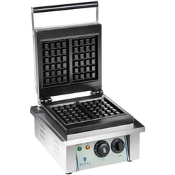 Helloshop26 - Macchina per waffle quadrata professionale potenza 1 x 2.000 watt