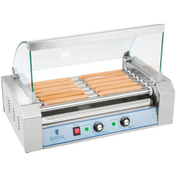 Helloshop26 - Macchina professionale per hot dog in acciaio inox 12 salsicce 1.400 watt