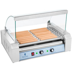 Helloshop26 - Macchina professionale per hot dog in acciaio inox 16 salsicce 1.800 watt