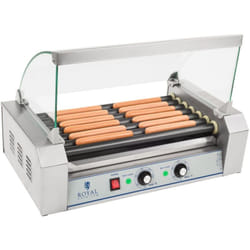 Helloshop26 - Macchina professionale per hot dog in teflon 12 salsicce 1.400 watt