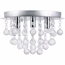 Plafoniera di buon stile - collezione di design Questa elegante plafoniera con cristalli artistici lucenti è l'accessorio abb ...