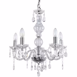 Questo candelabro a cinque fiamme e la corona disegnata, irradia stile, armonia e illuminazione ottimale. Un gioiello pensato ...
