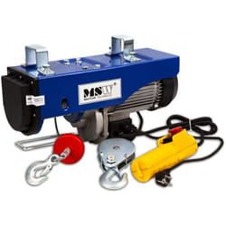 Verricello elettrico professionale con telecomando 1.600 W 500/1.000 kg attrezzi officina garage