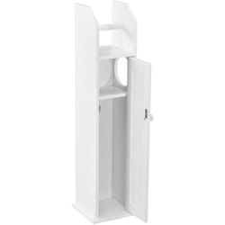 Helloshop26 - Mobile da bagno mobile contenitore mdf laccato 78 cm bianco