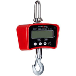 Helloshop26 - Gancio per pesatura industriale professionale rosso - 1.000kg / 0,5kg