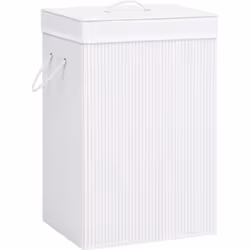 Questo cesto per la biancheria in bambù è la soluzione ideale per ogni casa. Tiene la biancheria sporca nascosta e allo stess ...