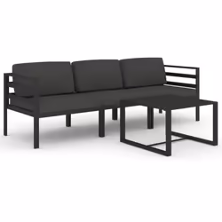 Combinando stile e funzionalità, questo set di mobili da giardino in alluminio ti offre un luogo perfetto per rilassarti e go ...