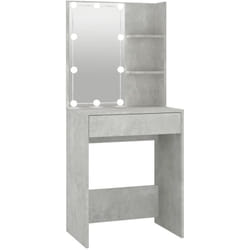 Toilette dal design contemporaneo con LED 60 x 40 x 140 cm grigia