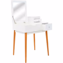 Questa toletta sarà un complemento perfetto per l'arredamento della tua camera da letto o camerino con il suo design elegante ...