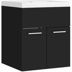 Questo mobile sottolavabo con lavabo integrato si abbina perfettamente al tuo bagno o toilette con un aspetto sorprendente e ...