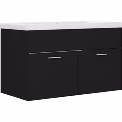 Questo mobile sottolavabo con lavabo integrato si abbina perfettamente al tuo bagno o toilette con un aspetto sorprendente e  ...