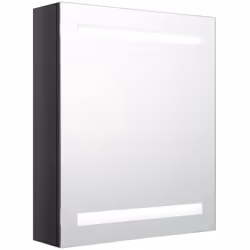 Introduci un'estetica gradevole nel tuo bagno con questo armadietto a specchio a LED! Questo specchio armadietto a parete a L ...