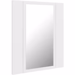 Aggiungi un aspetto esteticamente gradevole al tuo bagno con questo armadietto a specchio a LED, che aggiunge uno stile conte ...
