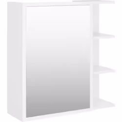 Aggiungi un tocco di estetica al tuo bagno con questo armadietto a specchio, che aggiunge uno stile contemporaneo a qualsiasi ...