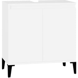 Helloshop26 - Mobile lavabo sottolavabo 58 x 33 x 60 cm in mdf bianco