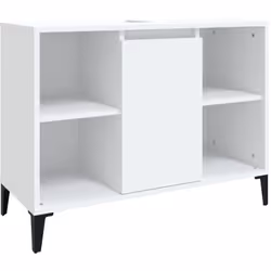 Questo mobiletto per lavabo è pensato per essere un'ottima aggiunta al tuo bagno, conferendogli un aspetto ordinato e sorpren ...