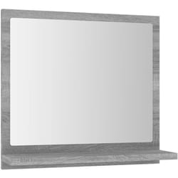 Helloshop26 - Specchio da bagno Sonoma 40 x 10,5 x 37 cm in mdf grigio