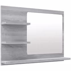 Aggiungi un tocco di aspetto esteticamente gradevole con questo specchio, perfetto per il tuo bagno e per l'arredamento di qu ...