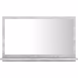 Aggiungi un tocco esteticamente gradevole al tuo bagno con questo specchio, che aggiunge uno stile contemporaneo a qualsiasi  ...