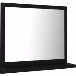 Aggiungi un tocco esteticamente gradevole al tuo bagno con questo specchio, che aggiunge uno stile contemporaneo a qualsiasi  ...