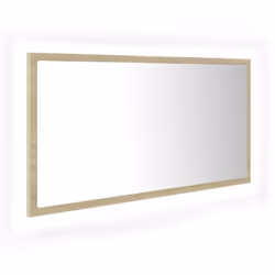 Aggiungi un tocco di aspetto esteticamente gradevole al tuo bagno con questo specchio a LED, che aggiunge uno stile contempor ...