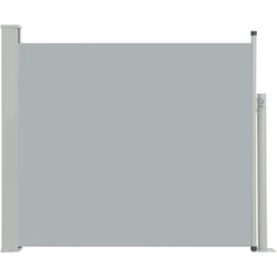 Tenda parasole laterale retrattile per patio giardino terrazza balcone schermo di protezione visiva 100 x 300 cm grigio