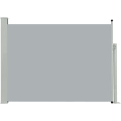 Tenda parasole laterale retrattile per patio giardino terrazza balcone schermo di protezione visiva 120 x 500 cm grigio