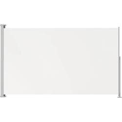 Tenda parasole laterale retrattile per patio giardino terrazza balcone schermo di protezione visiva 220 x 300 cm crema