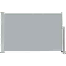 Tenda parasole laterale retrattile per patio giardino terrazza balcone schermo di protezione visiva 60 x 300 cm grigio