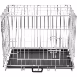 Questo trasportino pieghevole per cani sarà di grande aiuto nell'addestramento e nel contenimento del tuo amico canino. La co ...