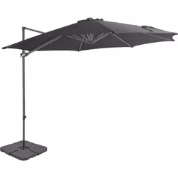 Questo ombrellone è dotato di un robusto telaio in alluminio, un'ampia copertura resistente ai raggi UV e una base portatile ...