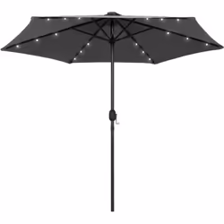 Questo ombrellone da esterno è perfetto per creare ombra e proteggersi dai dannosi raggi UV. Realizzato in poliestere anti-UV ...