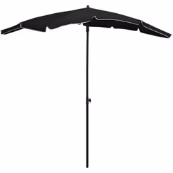 Crea ombra dove vuoi con questo ombrellone da giardino. Realizzato in poliestere anti-UV e anti-scolorimento, l'ombrellone da ...