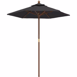 Questo ombrellone da giardino è perfetto per creare ombra e proteggersi dai dannosi raggi UV del sole. Materiale durevole: re ...