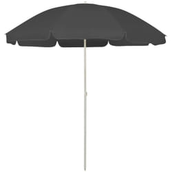 Ombrellone da spiaggia 240 cm antracite