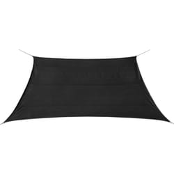 Ombrellone quadrato in hdpe 3,6 x 3,6 m antracite