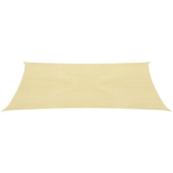 Vela parasole quadrata in hdpe 3,6 x 3,6 m beige