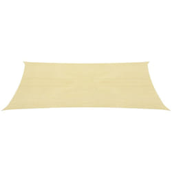 Ombrellone rettangolare in hdpe 2 x 4 m beige