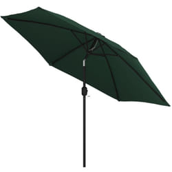 Ombrellone da giardino a sbalzo 3 m verde