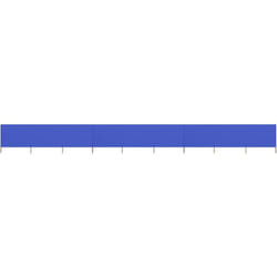 Helloshop26 - Schermo privacy 9 pannelli in tessuto 1200 x 120 cm azzurro
