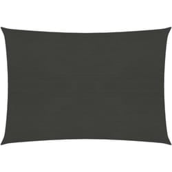 Vela ombreggiante 160 g/m² 3,5 x 4,5 m hdpe antracite