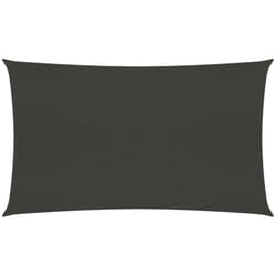 Helloshop26 - Vela parasole in tessuto 160 g/m² antracite 3 x 5 m hdpe