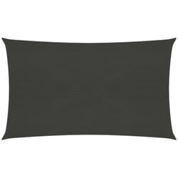 Helloshop26 - Vela in tessuto per ombrellone 160 g/m² hdpe 3 x 6 m antracite