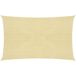 Vela ombreggiante 160 g/m² hdpe 2,5 x 4,5 m beige