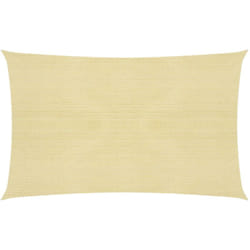 Vela ombreggiante 160 g/m² beige 2,5 x 5 m hdpe