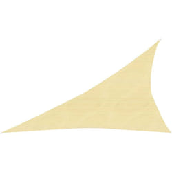 Vela ombreggiante 160 g/m² hdpe 3 x 4 x 5 m beige