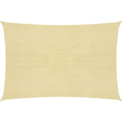 Vela ombreggiante 160 g/m² 5 x 7 m hdpe beige