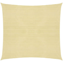Vela ombreggiante 160 g/m² 6 x 6 m hdpe beige