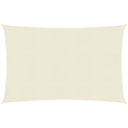 Vela ombreggiante 160 g/m² crema 4 x 5 m hdpe